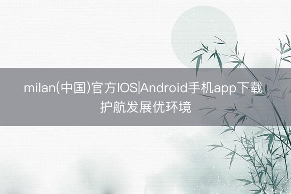 milan(中国)官方IOS|Android手机app下载 护航发展优环境